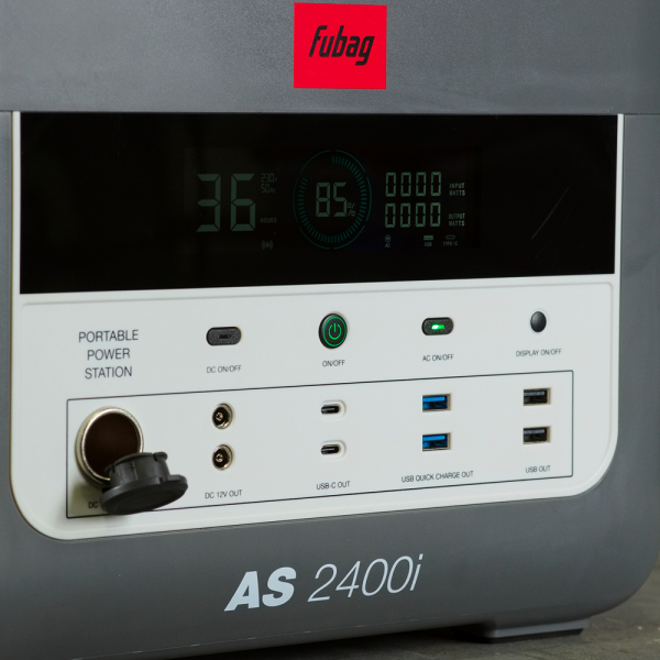 Портативная электростанция Fubag AS 2400i (аккумулятор LiFePO4) 2-х тактный фото