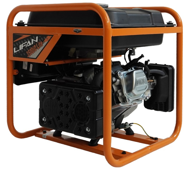 Бензиновый инверторный генератор Lifan 3500IO Lite на колесах фото