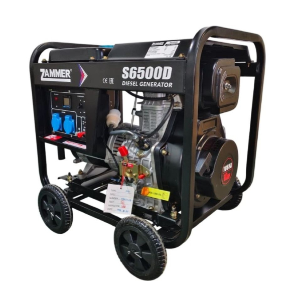 Дизельный генератор Zammer S6500D S6500D для газового котла фото
