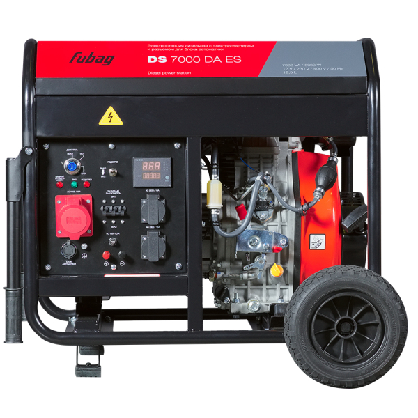 Дизельный генератор Fubag DS 7000 DA ES 641695 на колесах фото