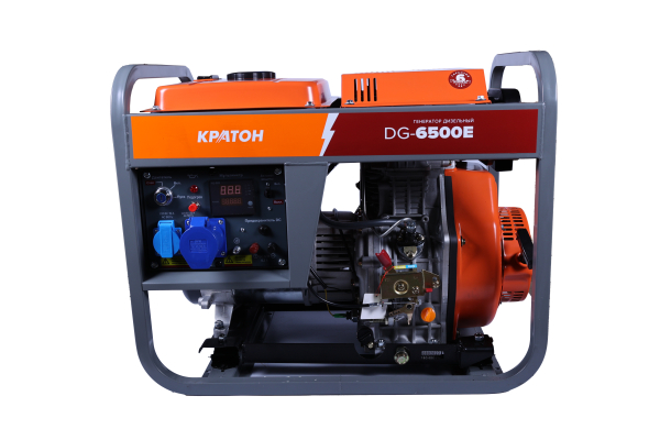 Дизельный генератор КРАТОН DG-6500E 3 08 02 027 для дачи фото