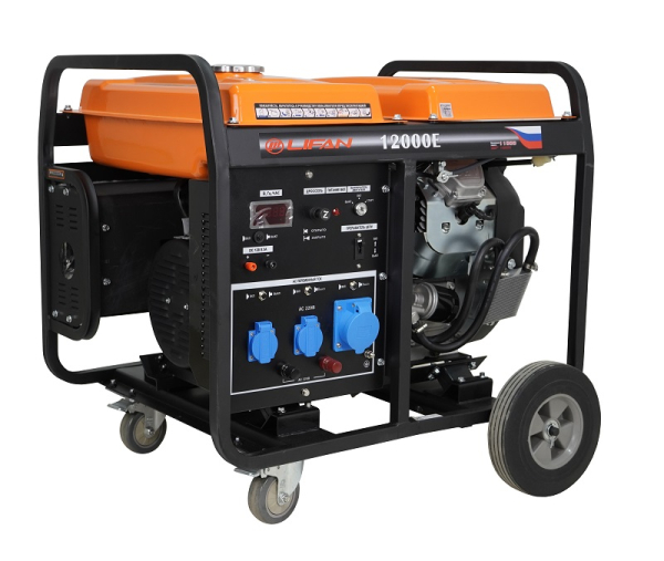 Бензиновый генератор Lifan 10 GF-4 (LF12000E) портативный фото