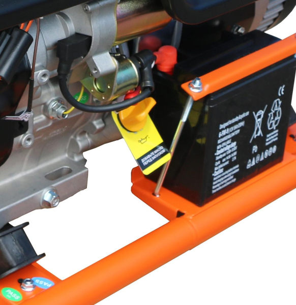 Бензиновый генератор Zongshen PB 7000 E портативный фото