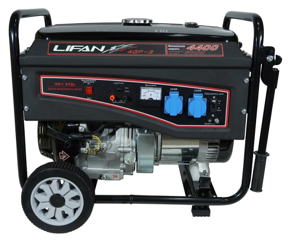 Бензиновый генератор Lifan 4 GF-3 (LF5000) для газового котла фото